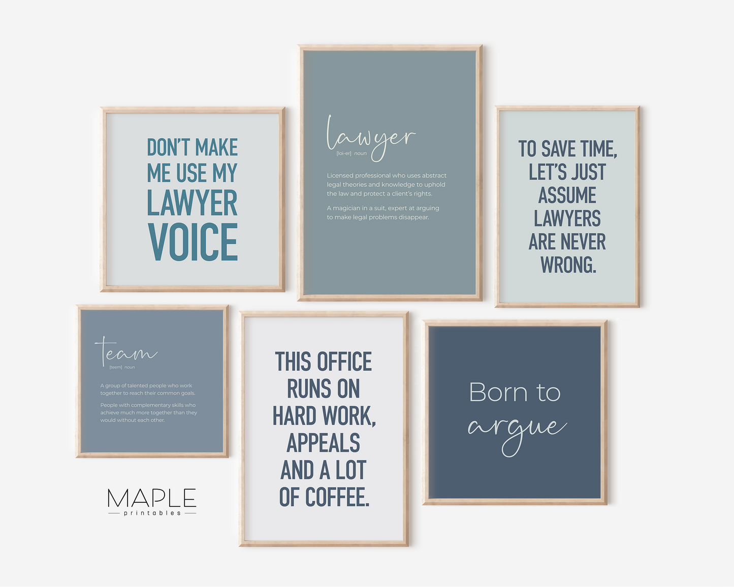 Lawyer Set 6A - Blue