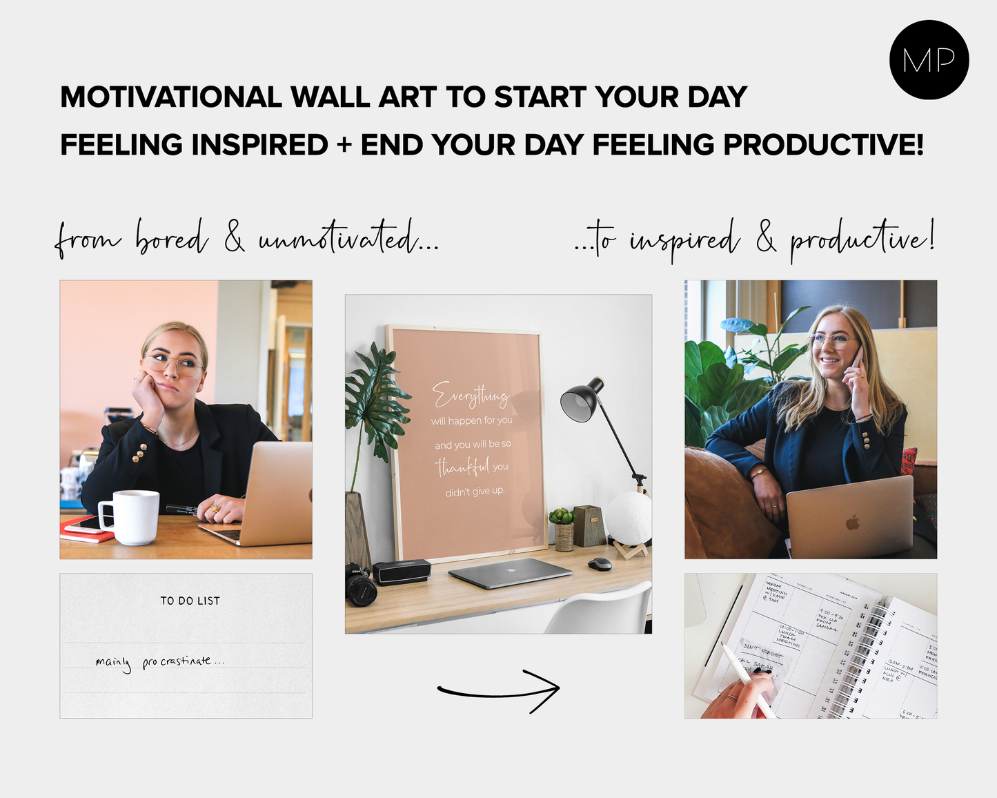 Motivational Set 6A - Dark Earth Tones