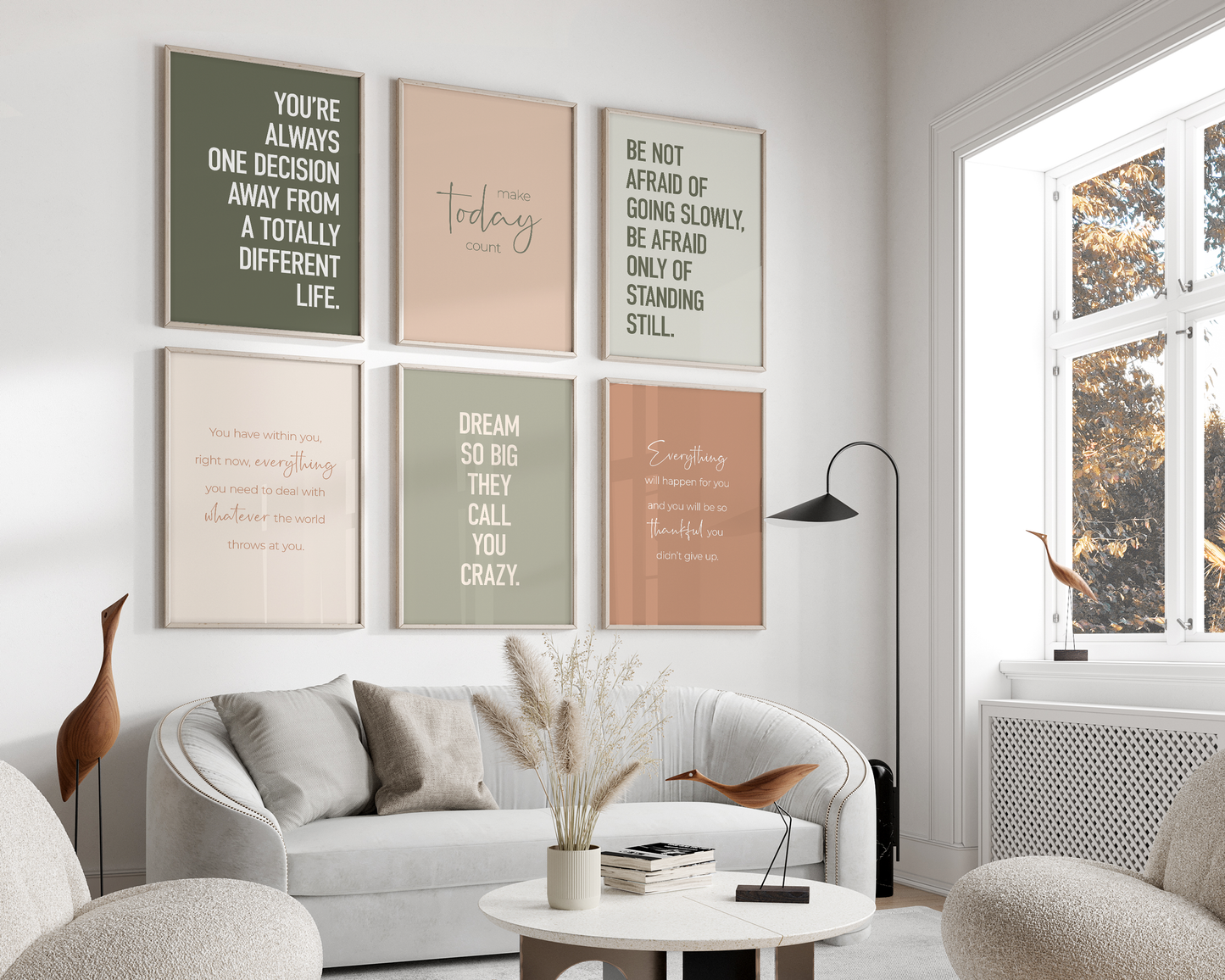 Motivational Set 6A - Dark Earth Tones
