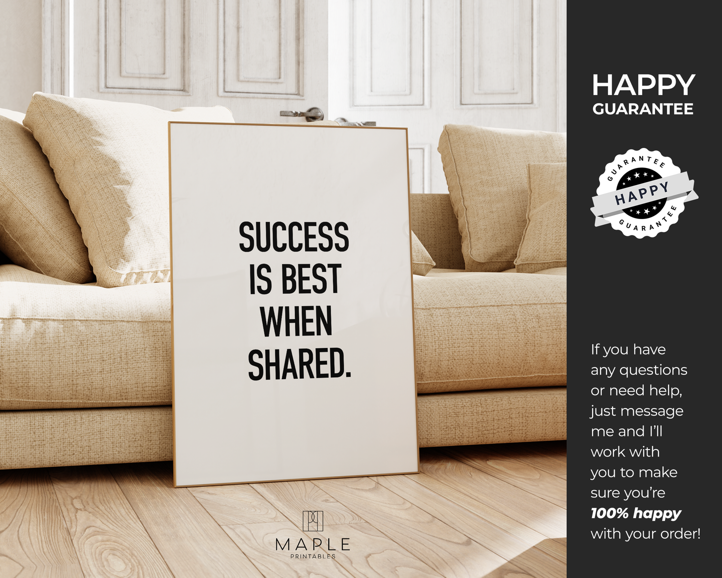 Success Is Best When Shared