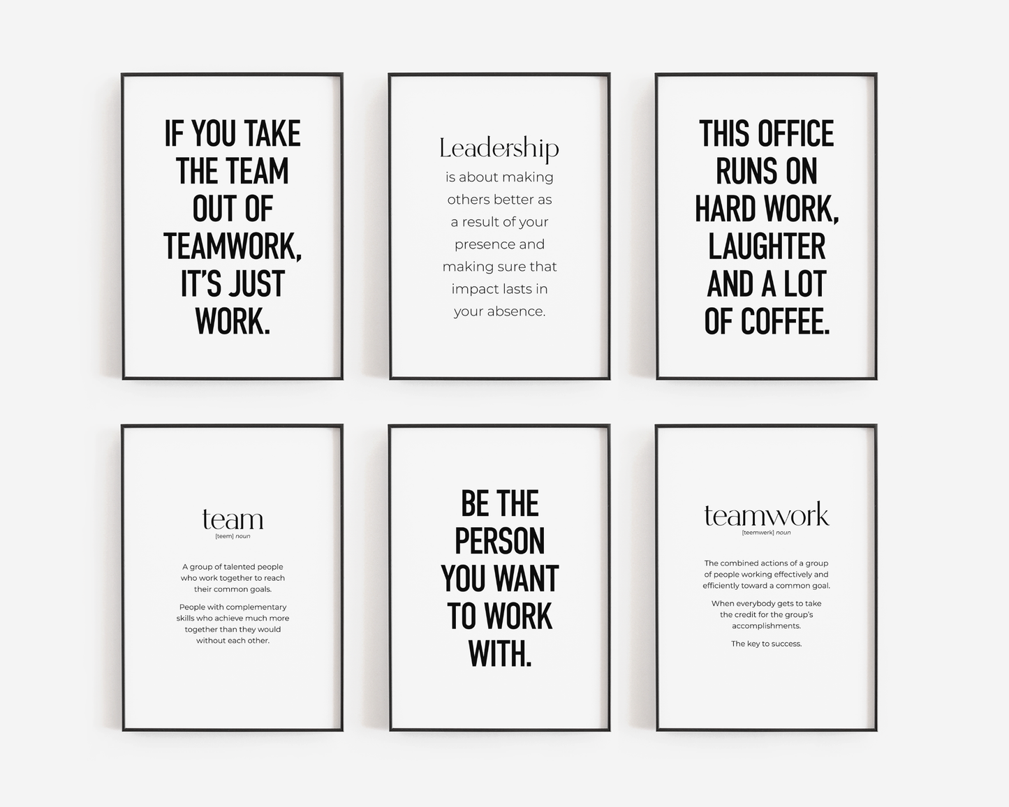 Teamwork Set 6C