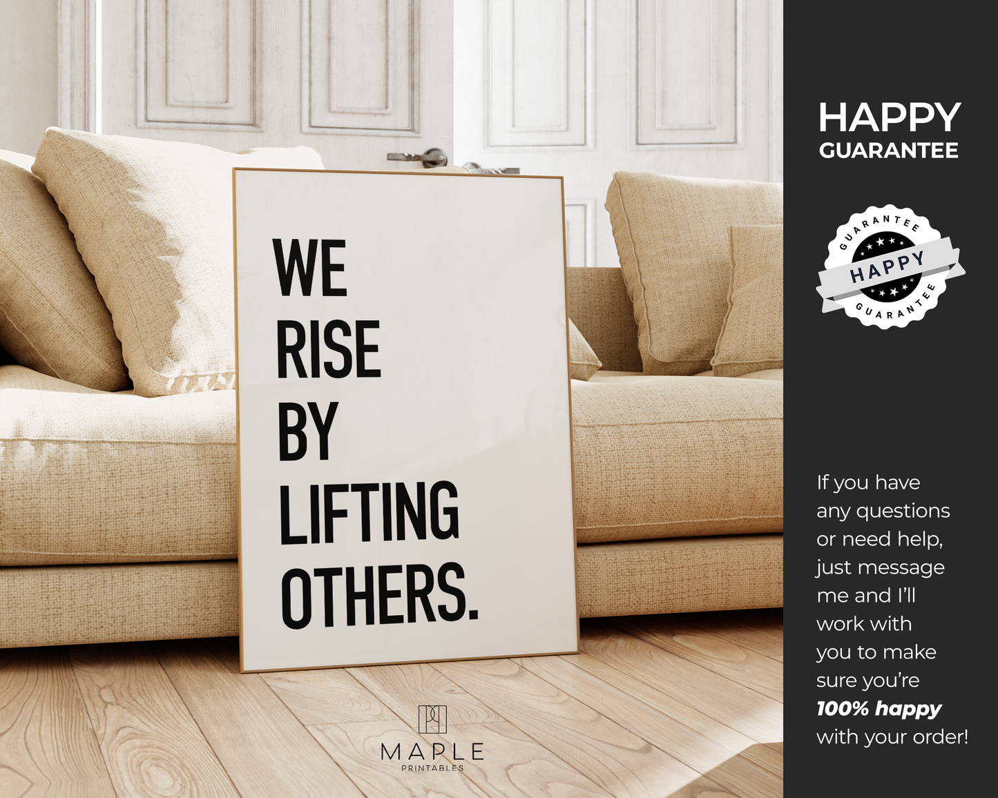 We Rise By Lifting Others