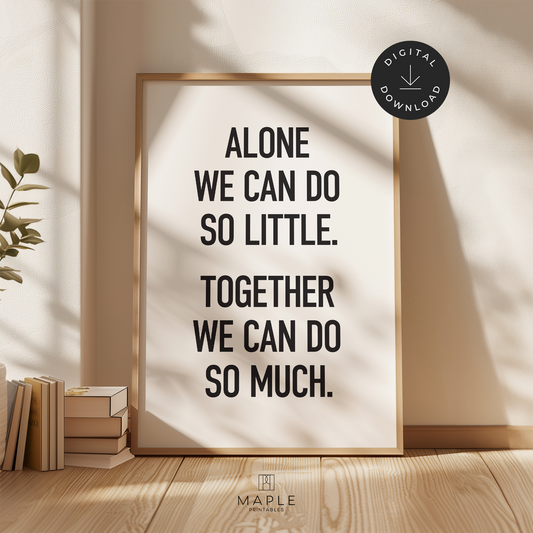 Together We Can Do So Much