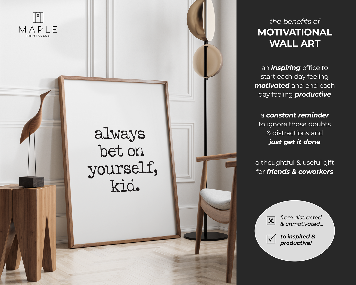 Always Bet on Yourself, Kid