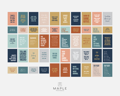 Classroom Bundle 100A - Boho Rainbow