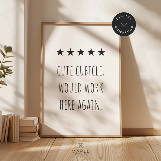 Cute Cubicle 5 Stars