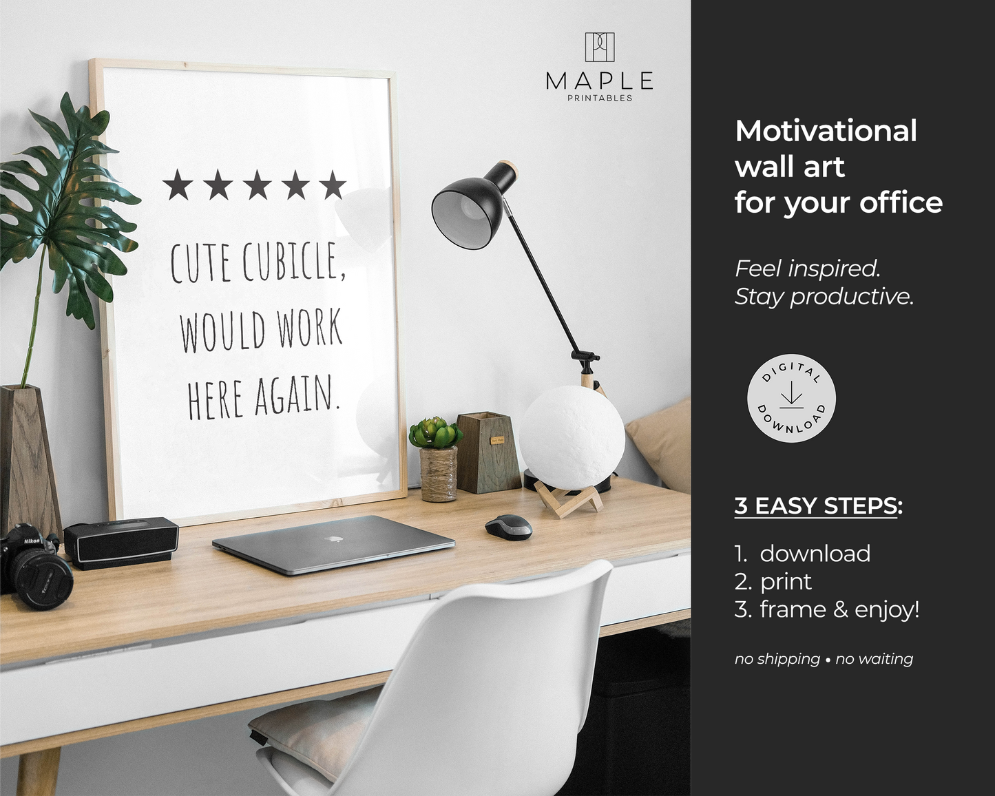 Cute Cubicle 5 Stars