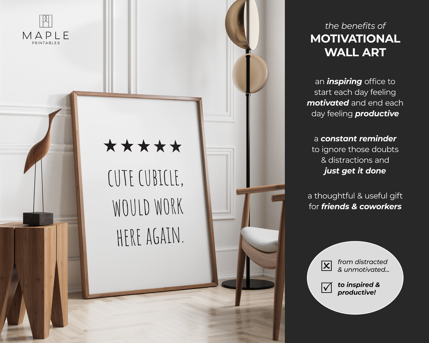 Cute Cubicle 5 Stars