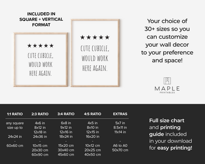 Cute Cubicle 5 Stars