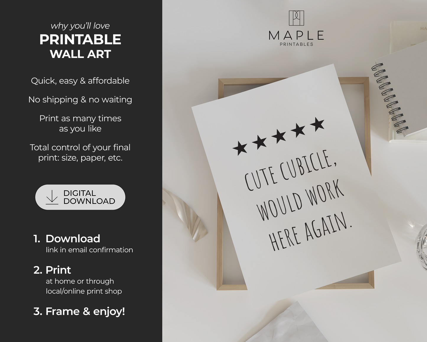 Cute Cubicle 5 Stars