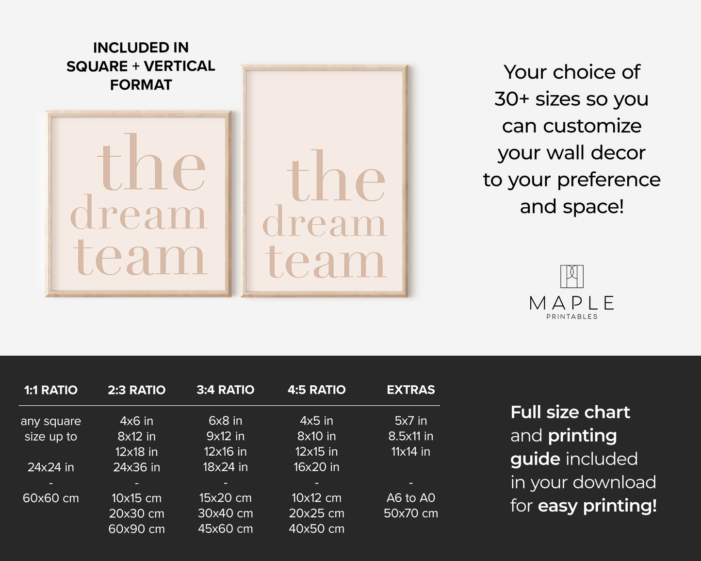 The Dream Team - Beige