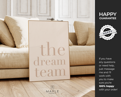 The Dream Team - Beige