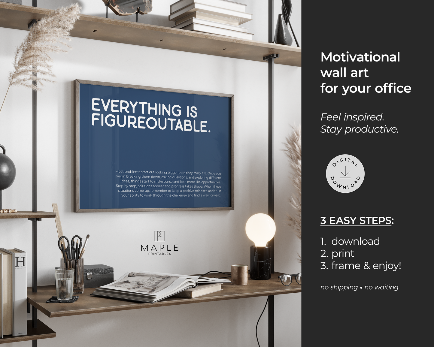 Everything is Figureoutable - Blue