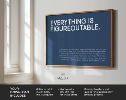 Everything is Figureoutable - Blue