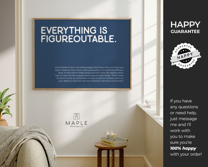 Everything is Figureoutable - Blue