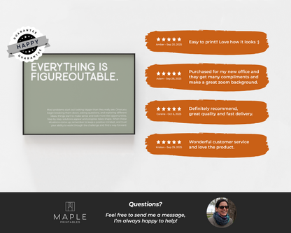 Everything is Figureoutable - Sage Green