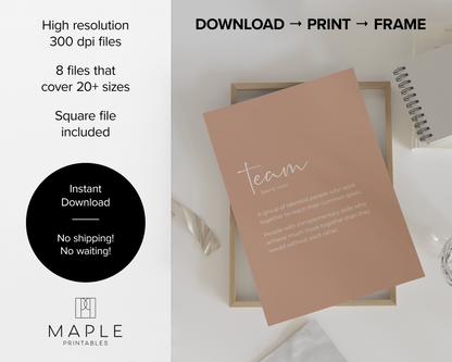 Teamwork Set 6D - Dark Earth Tones