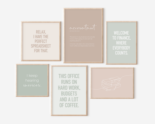 Accounting Set 6B - Earth Tones