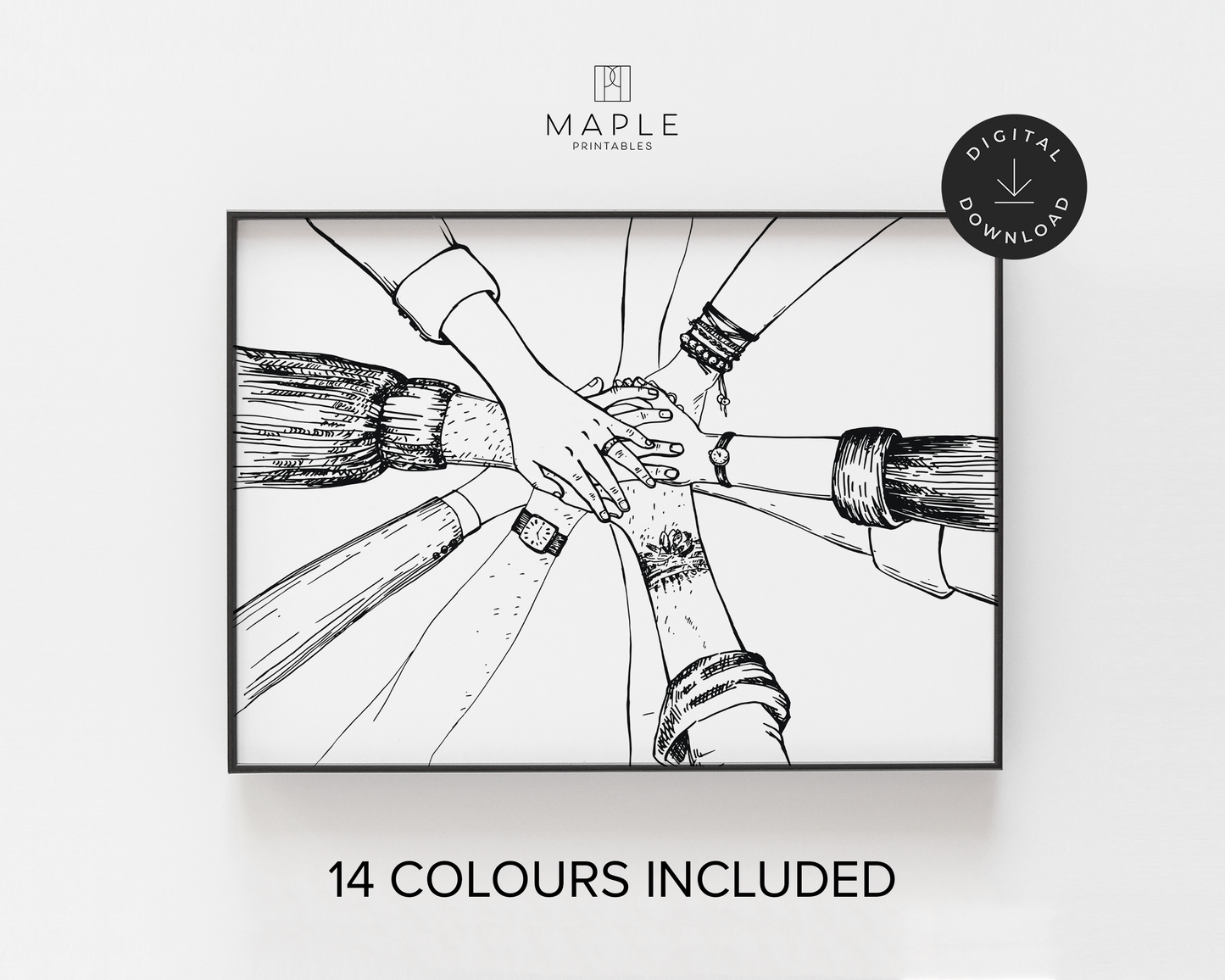Team Hands - 14 Colours