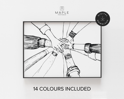 Team Hands - 14 Colours
