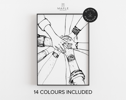 Team Hands - 14 Colours