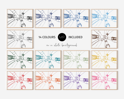 Team Hands - 14 Colours