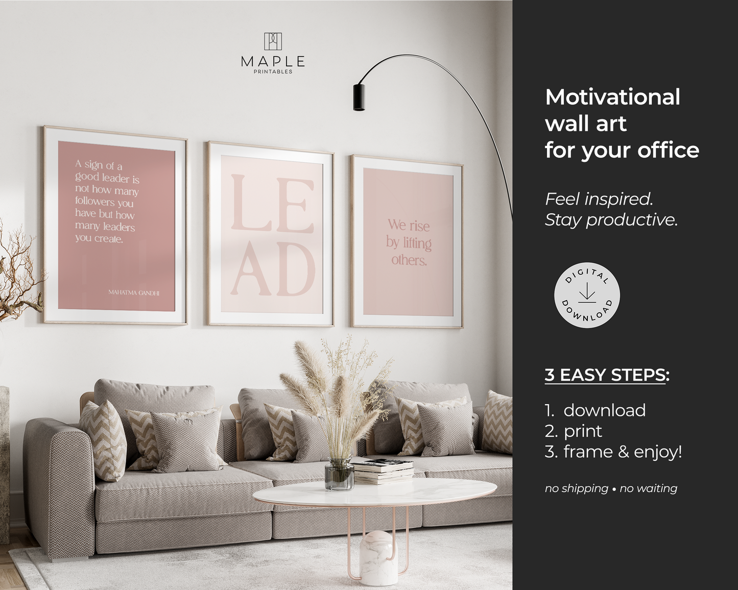 Leadership 'LEAD' Set - Pink