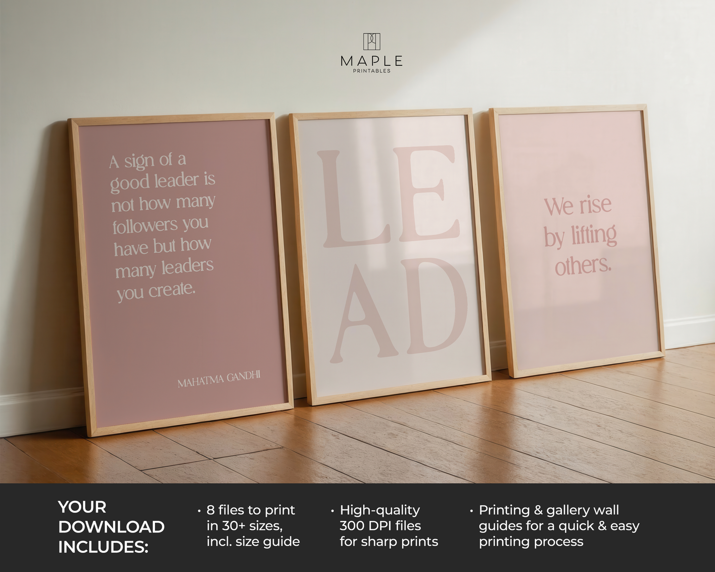 Leadership 'LEAD' Set - Pink