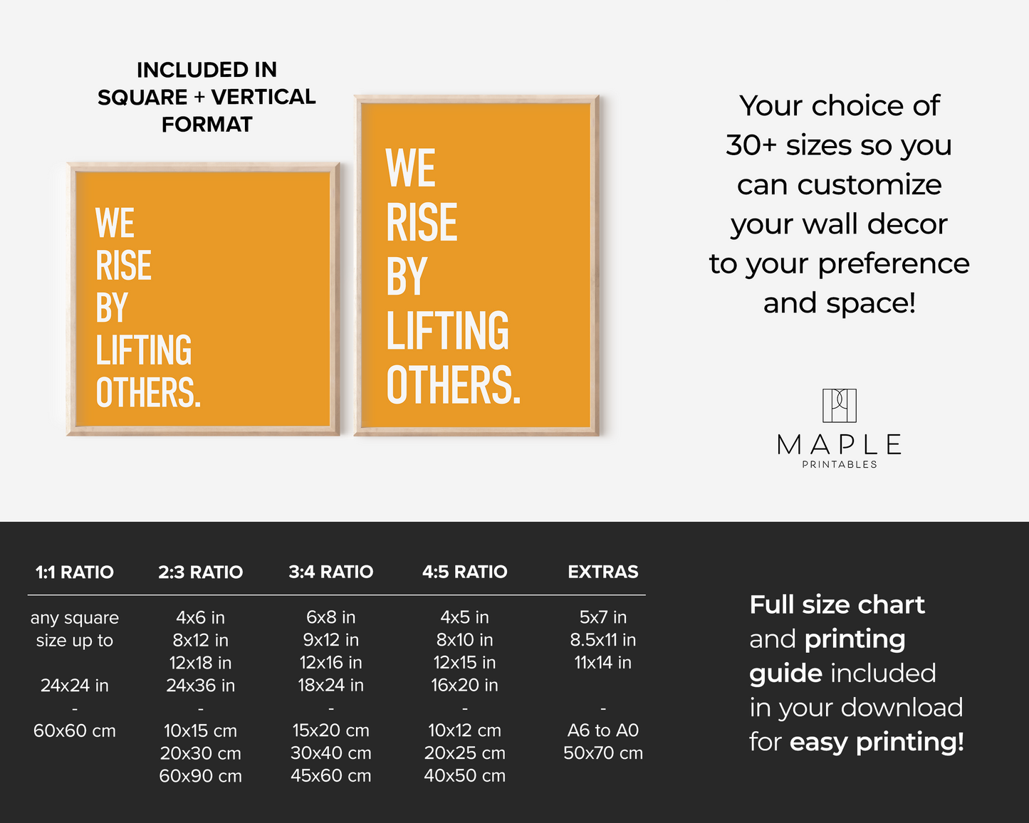 We Rise By Lifting Others - Yellow