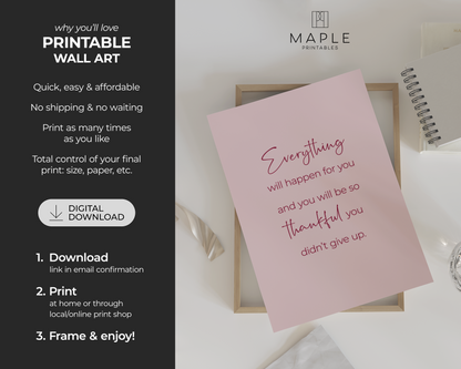 Motivational Set 6A - Pink