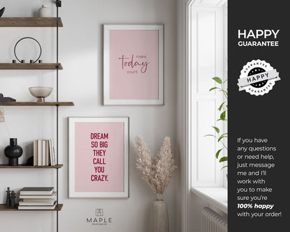 Motivational Set 6A - Pink