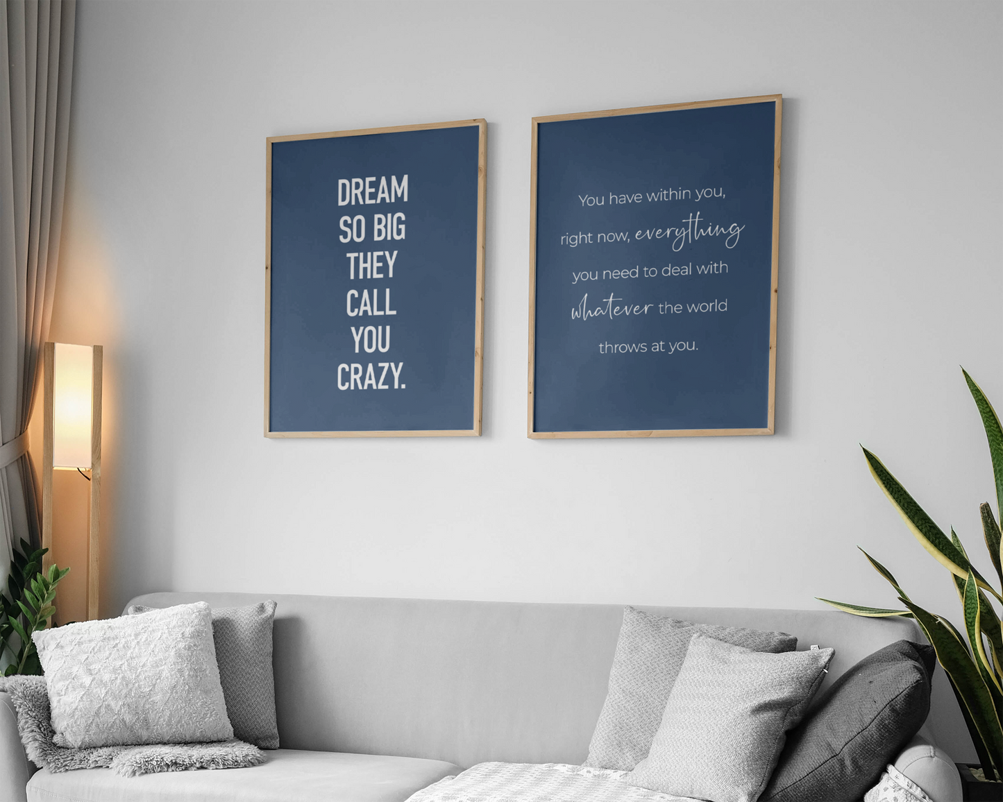 Motivational Set 6A - Navy Blue