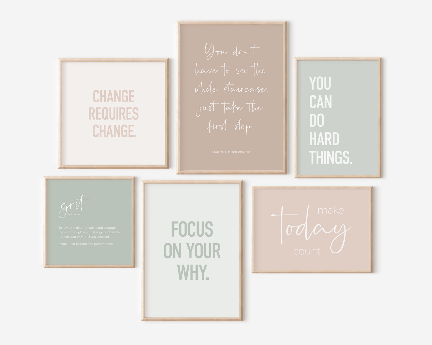 Motivational Set 6B - Earth Tones