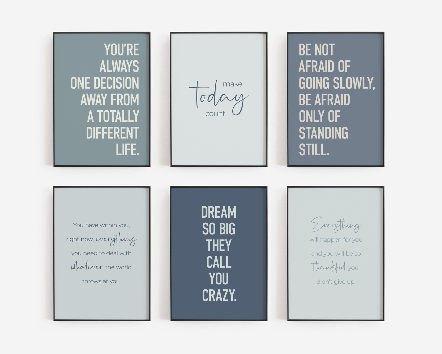 Motivational Set 6A - Blue