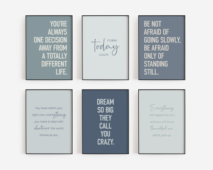 Motivational Set 6A - Blue