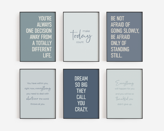 Motivational Set 6A - Blue
