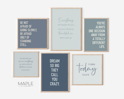 Motivational Set 6A - Blue