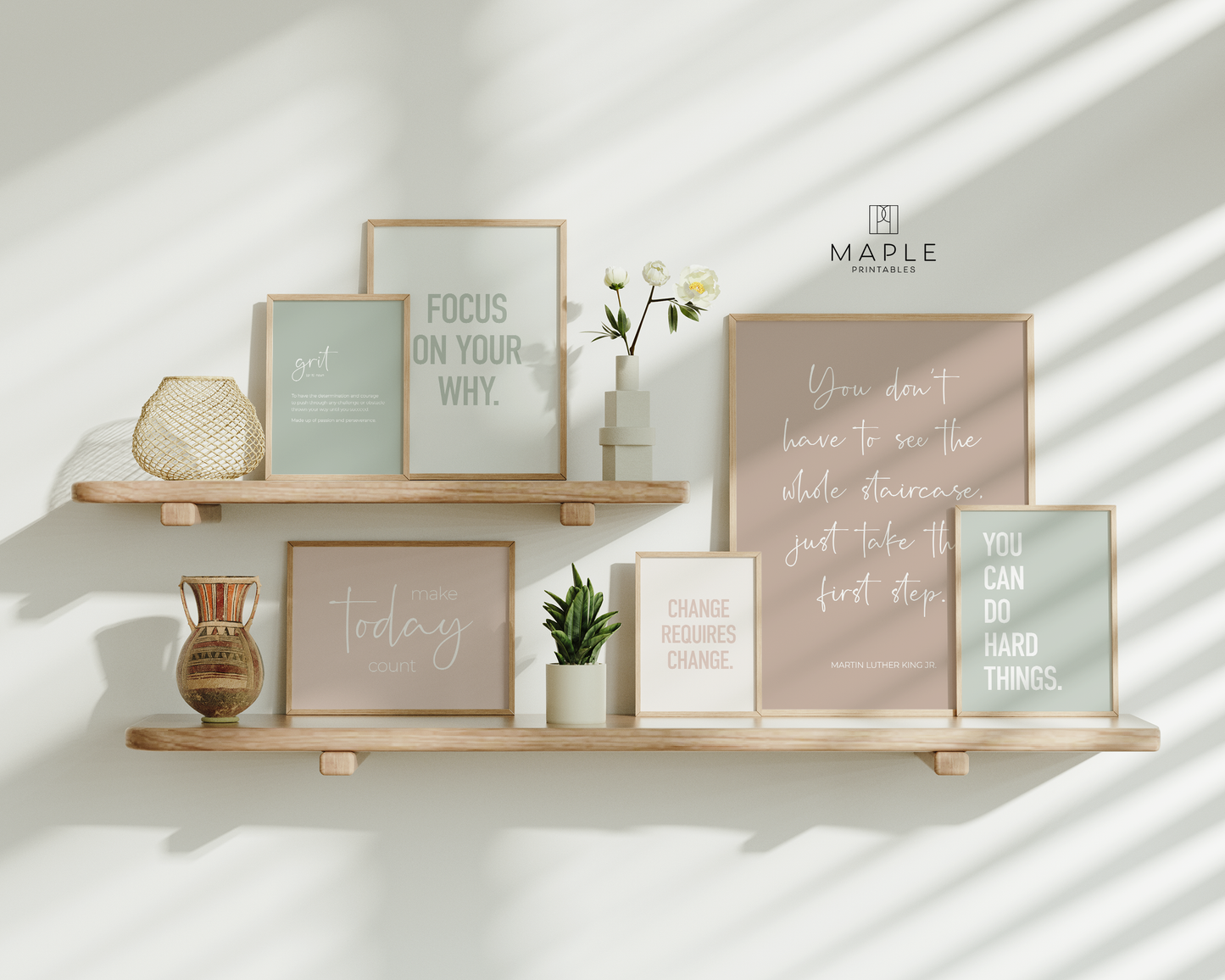 Motivational Set 6B - Earth Tones