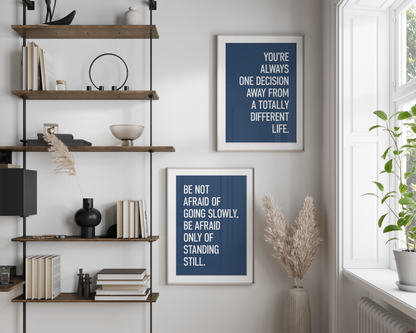 Motivational Set 6A - Navy Blue