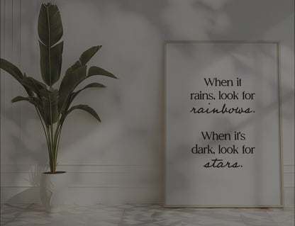 Look for Rainbows, Look for Stars
