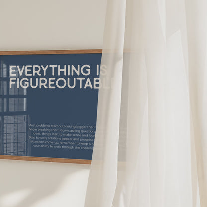Everything is Figureoutable - Blue