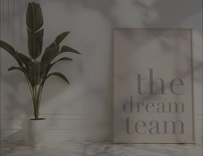 The Dream Team - Sage Green & Beige