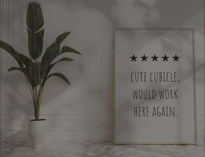 Cute Cubicle 5 Stars