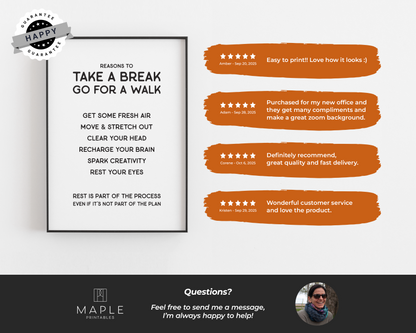 Reasons to Take a Break