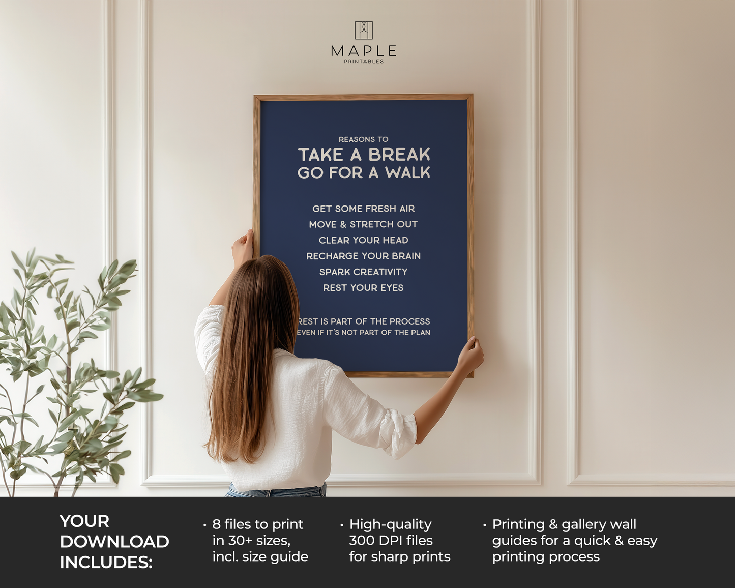 Reasons to Take a Break - Blue