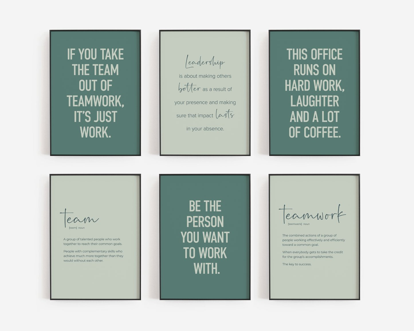 Teamwork Set 6A - Green