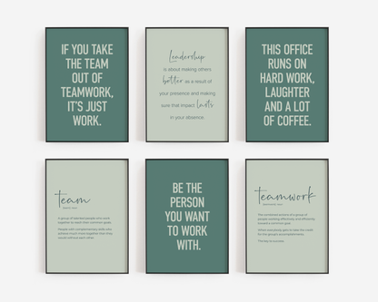Teamwork Set 6A - Green