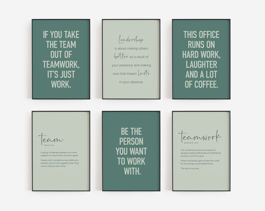 Teamwork Set 6A - Green