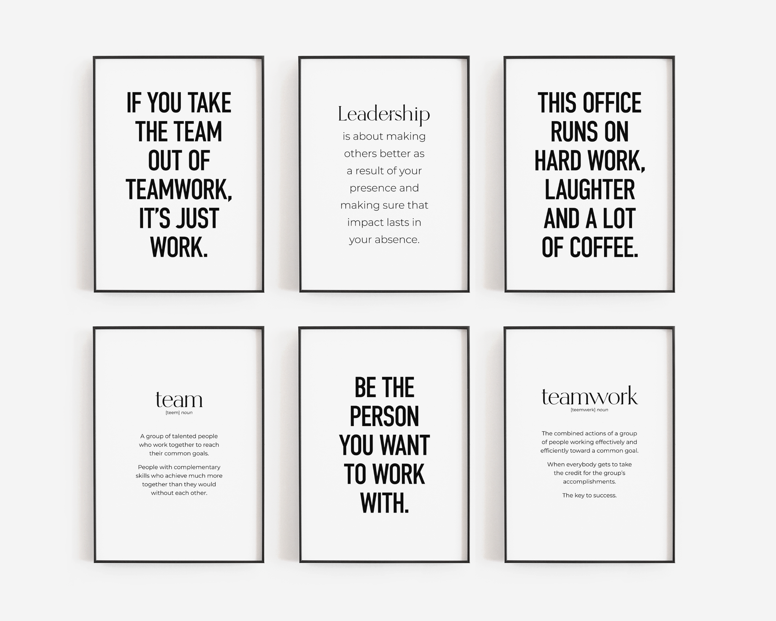 Teamwork Set 6C – Maple Printables