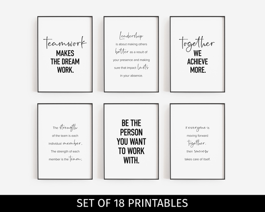 Teamwork Set 18A